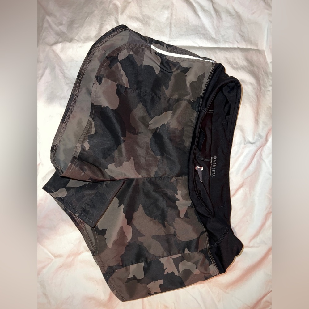 Althleta Camo Running Shorts Size Small